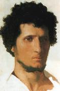 Jean Leon Gerome, Head of a Peasant of the Roman Campagna